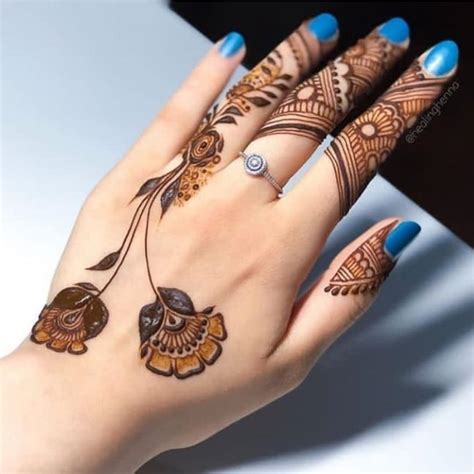 terkini  mehndi design simple