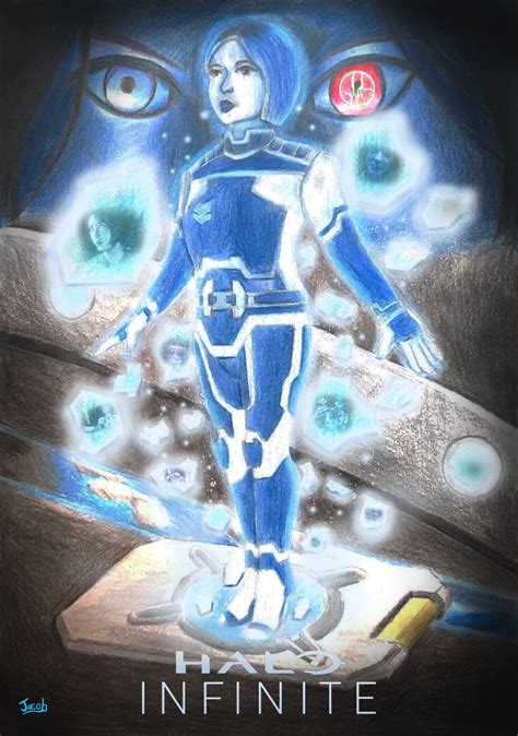 ArtStation - Halo Infinite Cortana Legacy fanart poster