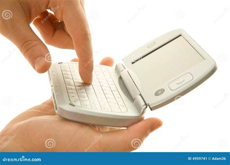 pda stock image image  mobility display contact
