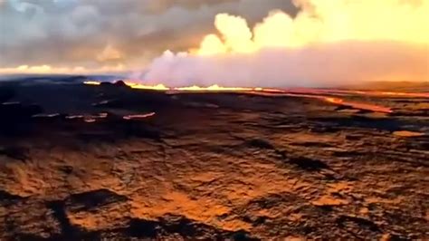 mauna loa kilauea  erupted    weathercom
