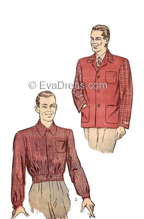 1940's Men's Jackets C40-3969 | Vintage mens fashion, Mens jackets ...