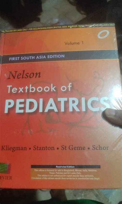 nelson textbook  pediatrics volume  sale hobbies toys