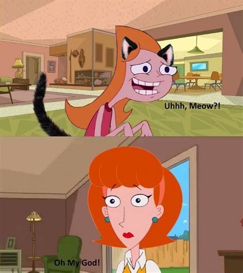 Linda Shocked At Candace Turned Into A Cat by Colmodo on DeviantArt