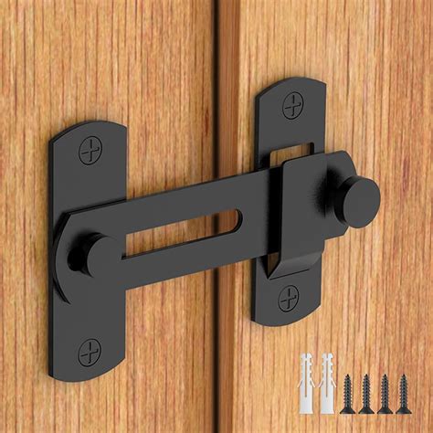 stainless steel  gate flip latch matt black heavy duty safety barn