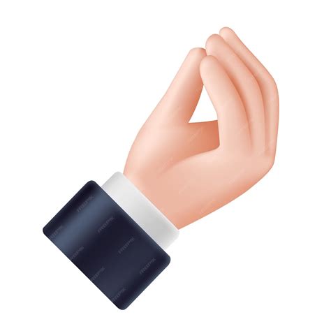 Mano italiana de piña gesto che vuoi dedos pellizcados o bolso de dedo