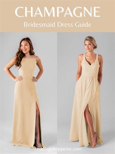 wedding champagne color dress 6