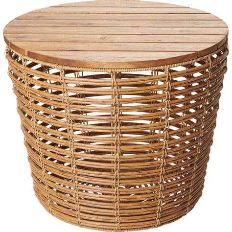 Hand Crafted in Vietnam Indoor-Outdoor Acacia Wood Coffee Table - 17