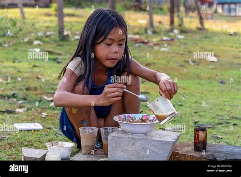 lao children playing  river  res stock photography  images alamy