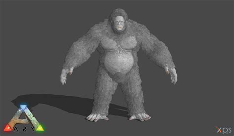 [ARK:SE] Gigantopithecus by Phelcer on DeviantArt