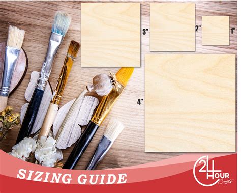 24 Hour Crafts Unfinished Wooden Boards | Wood Canvas | Craft Base | DIY Cutout | 5-24 - Walmart.com