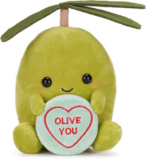 Swizzels 38013 Love Hearts 18CM (7-inches) Ollie Olive You Plush Soft