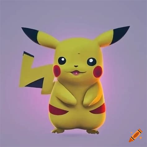 Pikachu character on Craiyon