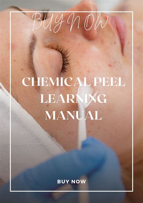Chemical Peel Learning Manual Guide for Skincare Professionals, Beauty