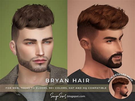 Sims 4 alpha curly hair male - samaxb