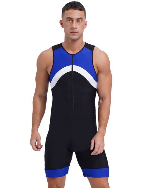 Sxiwei Mens One Piece Swimsuit Shorty Wetsuit Bathing Suit Athletic