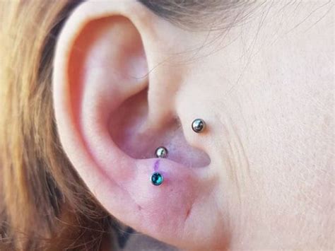 Anti Tragus Piercing 50 Image Ideas Jewelry Pros & Cons - Right Piercing
