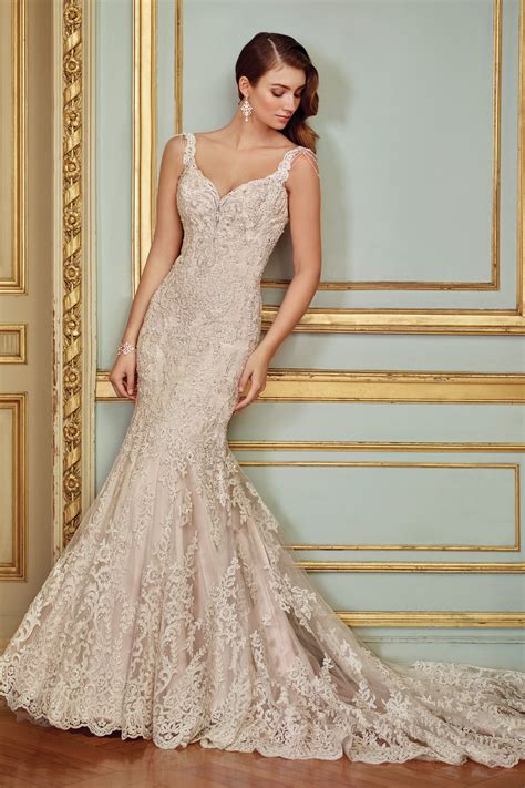 Champagne Wedding Dresses | Martin Thornburg