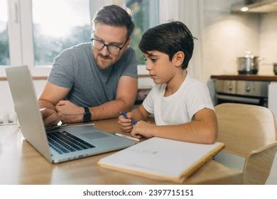man  son study images stock   objects vectors