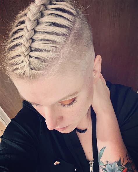 Side Mohawk Braids