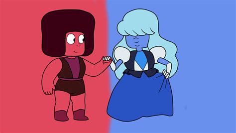 Steven Universe Ruby and Sapphire Fan Art by ShinyHunterWilliam on ...