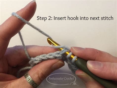 Half Double Crochet - hdc tutorial - Ambassador Crochet