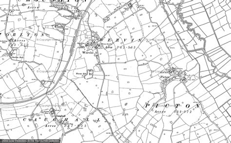 maps  croughton cottage cheshire francis frith