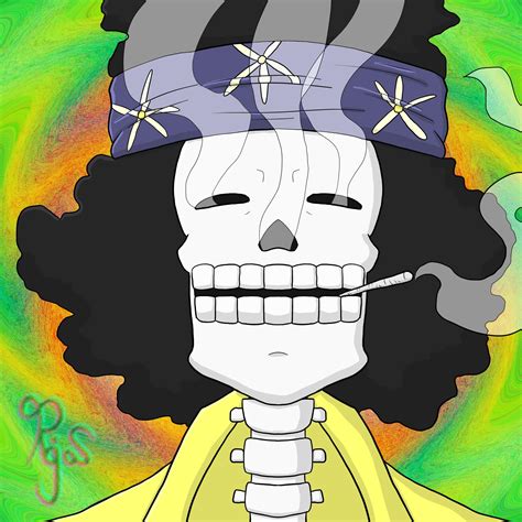 Here is a fan art of one of my favorite Brook Scenes in One Piece. Hope