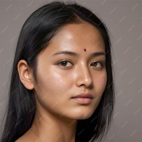 Premium Photo | Beautiful Nepali girl looking at camera