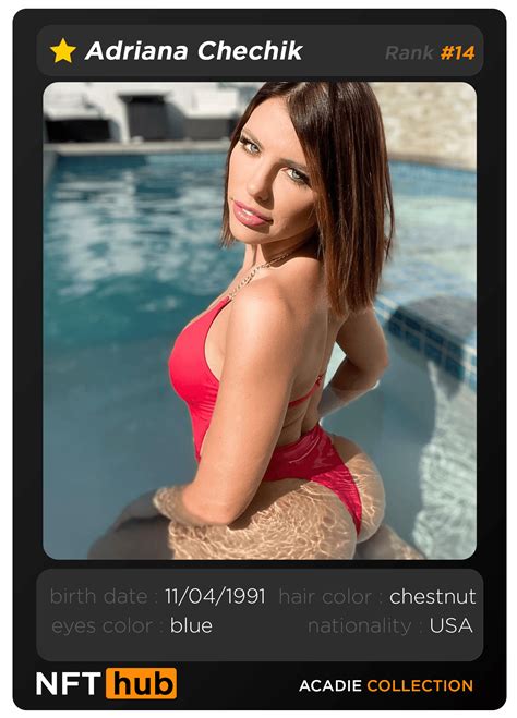 Adriana Chechik - NFThub - NFThub Pornstars Cards | OpenSea