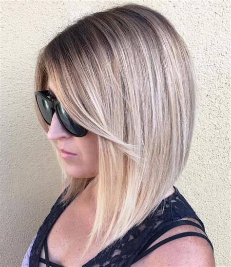 angled lob  side bangs hairs