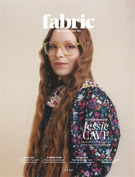 JESSIE CAVE in Fabric Magazine, July 2021 – HawtCelebs