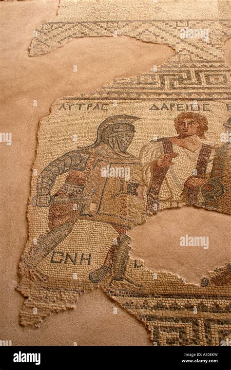 Roman gladiator mosaic hi-res stock photography and images - Alamy