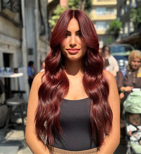 What selecting brown dark red hair color says about your style 8