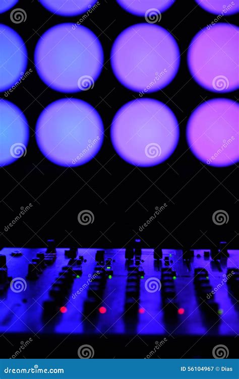 Nightclub DJ. Sound Equipment Stock Image - Image of instrument ...