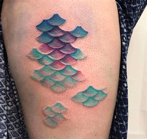 Mermaid Scales Tattoo