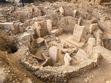 Remains of a Neolithic Settlement in Archaeological Site Gobekli Tepe ...