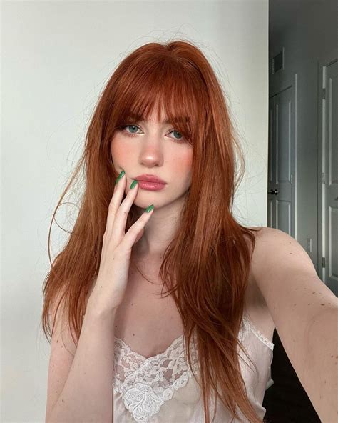 Kennedy Walsh on Instagram: “me and my box dyed clip on bangs” | Red ...