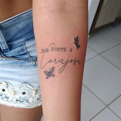 Tatuagem Forte E Corajosa - Tatuagem seja forte e corajosa: 30 ideias lindas para se inspirar