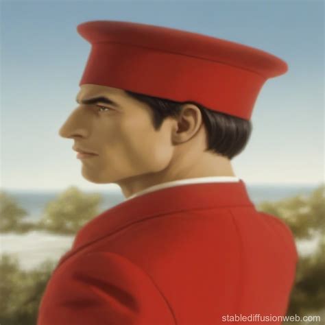 close  front face photo   man stable diffusion