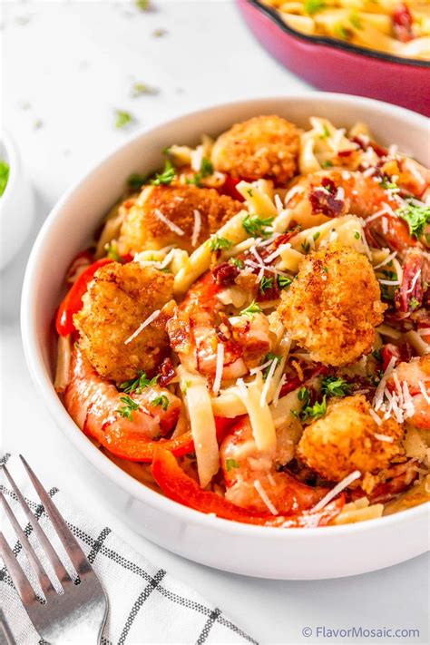 olive garden shrimp and chicken carbonara 8