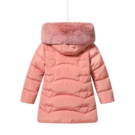 Geaca iarna pentru fetite, model Trend, culoare roz somon, marime 128 ...