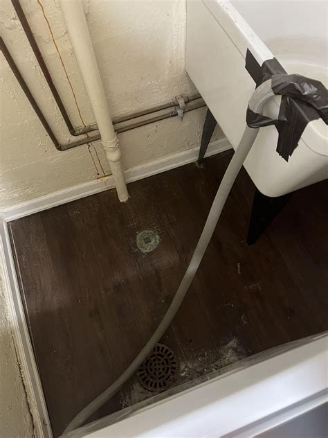 Sewage smell from washing machine drainage sink. Can anyone confirm