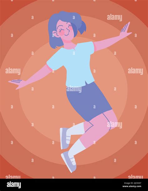 young female cartoon stock vector image art alamy