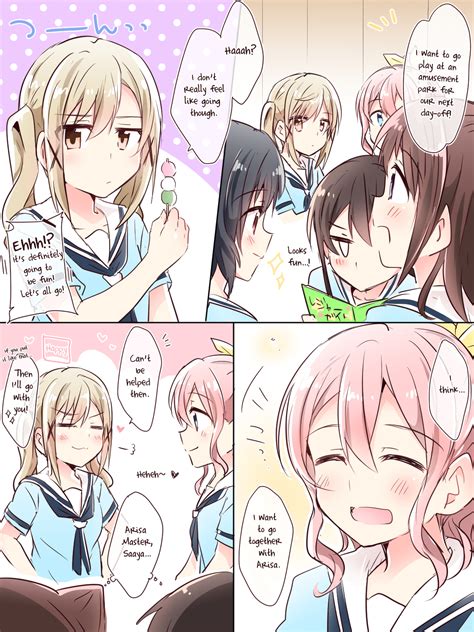 Dynasty Reader » Image › BanG Dream!, Arisa x Saaya, Yasaka Shuu, Yuri