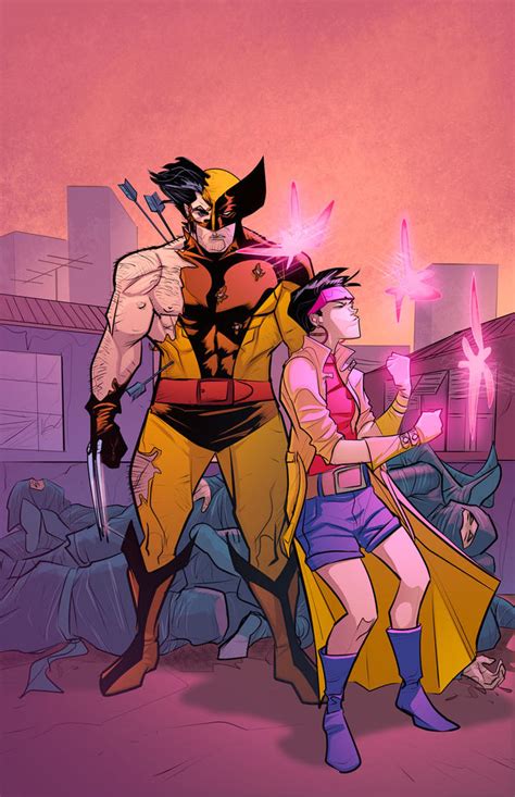 Wolverine and Jubilee in Color by Supajoe on DeviantArt