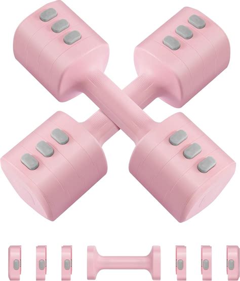 Amazon.com : besuhot Adjustable Dumbbell Set of 2, Adjustable Weight