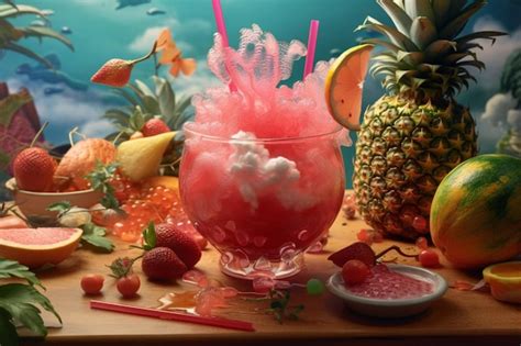 Premium AI Image | Hawaiian Punch