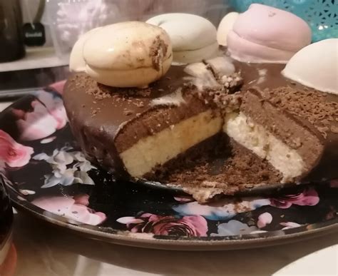 Торт-мусс сливочно-шоколадный - простой и вкусный рецепт с пошаговыми фото