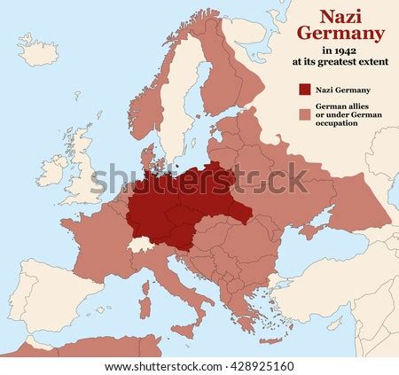 Nazi Germany Third Reich Greatest Extent Stock Vector 428925160 ...