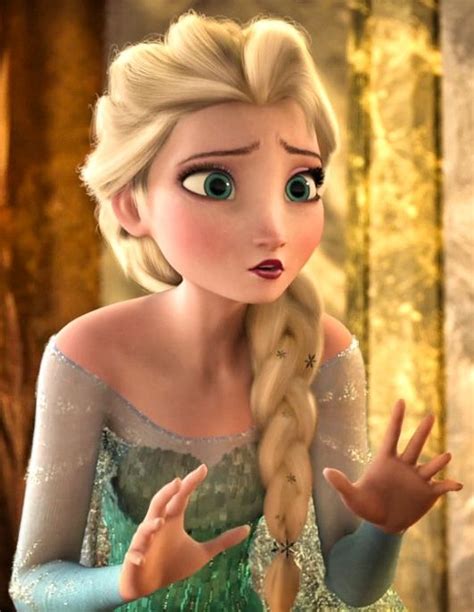 You can see how scared Elsa is and how much she does not want to hurt ...